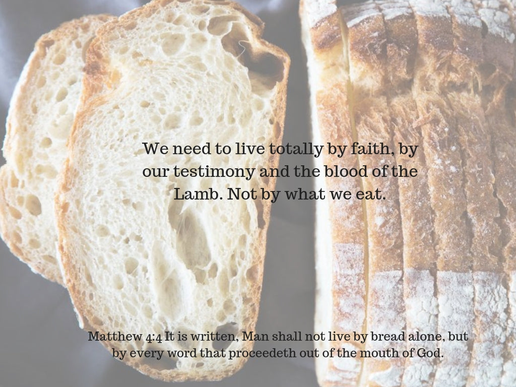 The Word of the Lord is our Healing. He is the Bread of Life